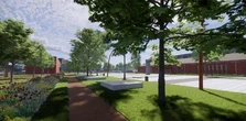 Tak zazieleni się plac przy Centrum Historii Zajezdnia!