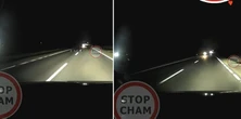 Z ciemności wyszedł cień. Kierowca nagle zamarł. Nagranie z Mazowsza mrozi krew