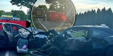 Upiorny widok przy jednym z wraków. Tragedia pod Warszawą