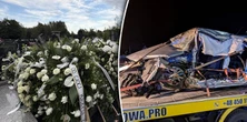 Grób 18-letniego Kacpra utonął w morzu białych kwiatów. Ofiarę wypadku w Wielowsi żegnały tłumy