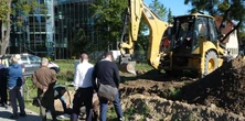 Odkopali ludzie szczątki przy uczelni? Służby na miejscu