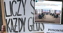 Spięcie w studiu telewizyjnym. Poszło o protesty wyborcze