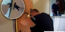 Dramat w Legnicy. Przez wizjer zauważyli leżącego seniora. Nie wahali się ani chwili