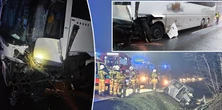 Tragedia w Pamiątkowie. Zderzyło się auto z autobusem. Wszystko przez plamę?