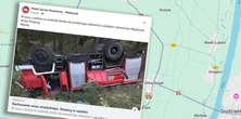 Strażacy pędzili do pożaru. Niestety, po drodze sami mieli groźny wypadek