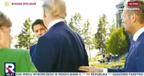 TV Republika wykorzystała zdjęcie Tuska do relacji z ataku na Trumpa. "Symboliczne było już wtedy"