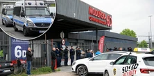 Kupcy sforsowali bramę i starli się z ochroną. Gorąco przed centrum handlowym