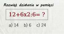 Zagadka matematyczna dla bystrzaków. Na odpowiedź masz 20 sekund