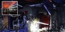 Horror w Ząbkach. Strażacy weszli do środka. Przeszukują lokal po lokalu