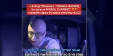 Nagranie z interwencji w Gdańsku. Policjant stracił panowanie podczas kontroli taksówkarza z Ukrainy