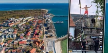 Dantejskie sceny na dachu restauracji na Helu. Stał i krzyczał, że jest "netoperkem"