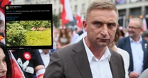 Robert Bąkiewicz pokazał nagranie i zaczepił szefa MSWiA. Szybka reakcja straży granicznej