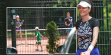 Agnieszka Radwańska z mężem trenowała ich synka. Co za ZDJĘCIA
