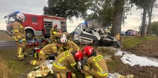 Roztrzaskany wrak i walka o życie. Gdy nadleciał dron, napięcie sięgnęło zenitu