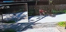 Koszmarny wypadek 11-latka na hulajnodze. Sunął po asfalcie. Nagranie aż boli