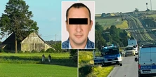 Koniec obławy po zbrodni w Mierzawie. Wyprowadzili podejrzanego prosto z lasu. "Zatrzymany"