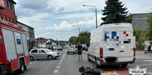 Tragedia w Radomiu. 22-latka na motocyklu ranna po zderzeniu z busem
