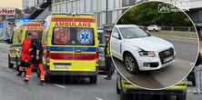 Wypadek przy centrum handlowym w Warszawie. 15-latka reanimowana. Walczy o życie