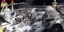 Nocą jechał autostradą pod prąd. Doszło do tragedii. "Zaczęły płonąć"