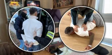 Rozmawiali po niemiecku za drzwiami. Policjanci nie czekali ani sekundy