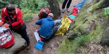 Dramatyczna akcja GOPR. Mężczyzna spadł z wysokości, nadział się na ciało obce