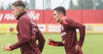 Tak wyglądał trening reprezentacji Polski w deszczu. Dotarł ostatni kadrowicz