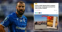 "Niszczą wszystko". Kibice Lecha Poznań dewastują Belgrad. Gorąco przed meczem