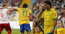 Ronaldinho dał swoje show w Polsce! Po karnych Chorzów oszalał z radości