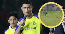 Cristiano Ronaldo Jr już strzela. Tak zareagował jego ojciec