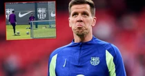 Tak Wojciech Szczęsny zareagował na obronę nowego rywala. Hiszpanie pokazali nagranie
