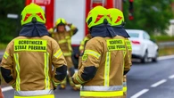 Szybowiec spadł na ogrodzenie lotniska. Pilot miał dużo szczęścia