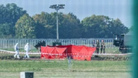 Koniec oględzin miejsca wypadku samolotu F-16. Teren został oddany lotnisku