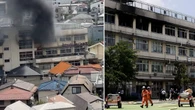 Pożar szkoły podstawowej w Tokio. Dzieci uciekały na gzyms budynku