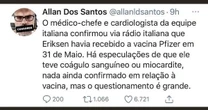 Randolfe: CPI pedir quebra de sigilo do blogueiro Allan dos Santos