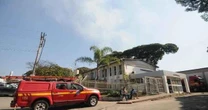 Incndio em galpo de transportadora em Contagem controlado aps 6 horas