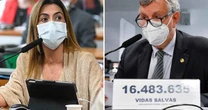 Senadora governista crtica placa de 'vidas salvas' de Heinze na CPI
