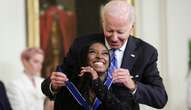 Simone Biles calls for Biden to 'make things shake' before leaving office after Trump beats Harris