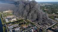 Fire destroys shopping complex housing 1,400 outlets in Poland's capital