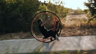 Who came up with this crazy but cool electric monowheel?