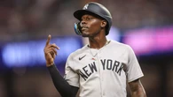 Yankees' Jazz Chisholm Jr gets into shouting match with Braves' third base coach