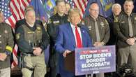 Trump spotlights 'Biden's Border Bloodbath' during stop in crucial battleground state he lost in 2020