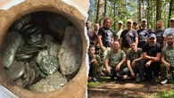 Hobbyists searching for rockets accidentally unearth 'incredible' ancient treasures buried deep underground
