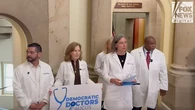 Democratic doctors' protest against Trump's 'beautiful bill' derailed by flood of US Capitol tourists