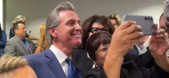 Gov Newsom says ‘everybody’s…jumping over each other’ to campaign for Kamala Harris
