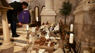 Bethlehem church brings people to tears after redesigning Christmas nativity scene to reflect Israel-Hamas war