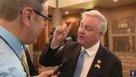 WATCH: Dem Senate candidate caught on video screaming at reporter over controversial police remark