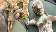 'He revealed himself to me': Treasure hunter unearths 900-year-old figure of Jesus in windswept field