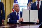 Trump undoes stack of 'harmful' Biden executive orders, shrinks multiple agencies