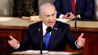 'Like Chickens for KFC': Netanyahu rips ceasefire activists in Congressional speech as Tlaib silently protests