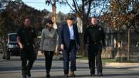 Trump meets with California residents, fire and law enforcement officials to see LA wildfire damage first hand